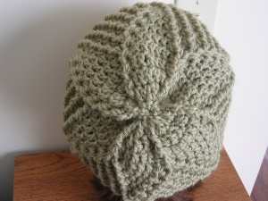 Ridged Whirl Hat back view